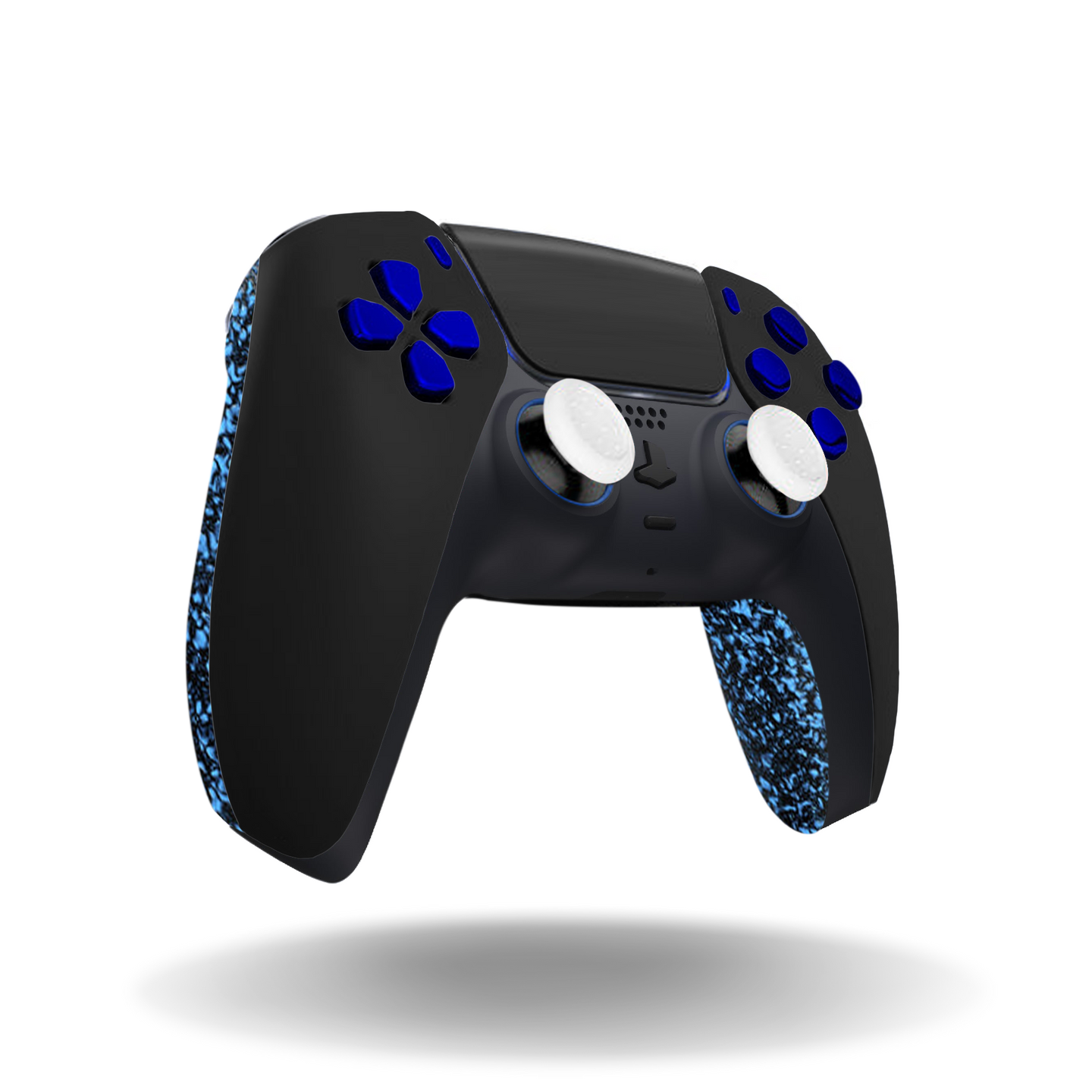Blitzdeal: PS5 Custom Pro Controller "Black + Chrome Blue" (ohne Hall-Effect Sticks)