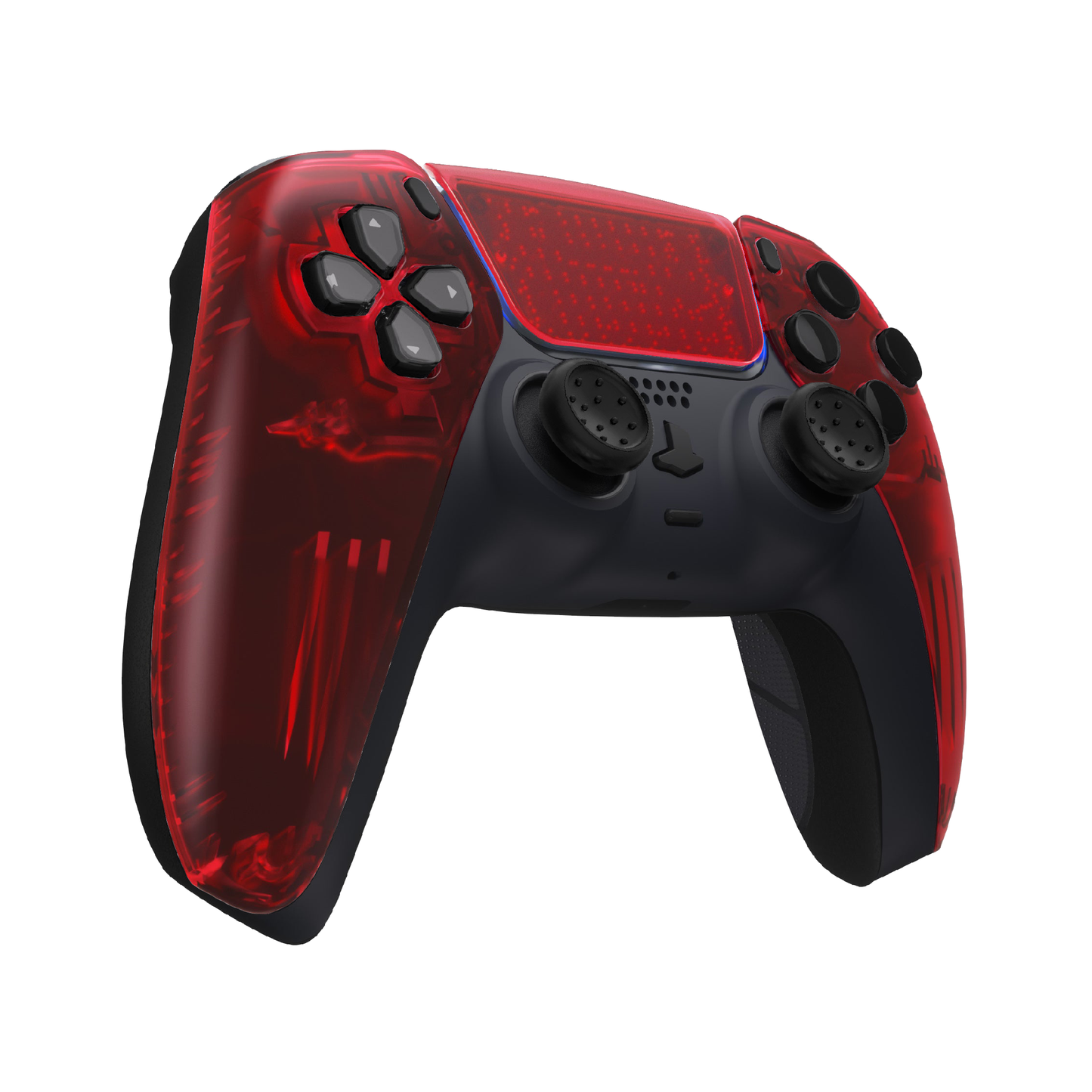PS5 Custom Controller 'Transparent Rot'