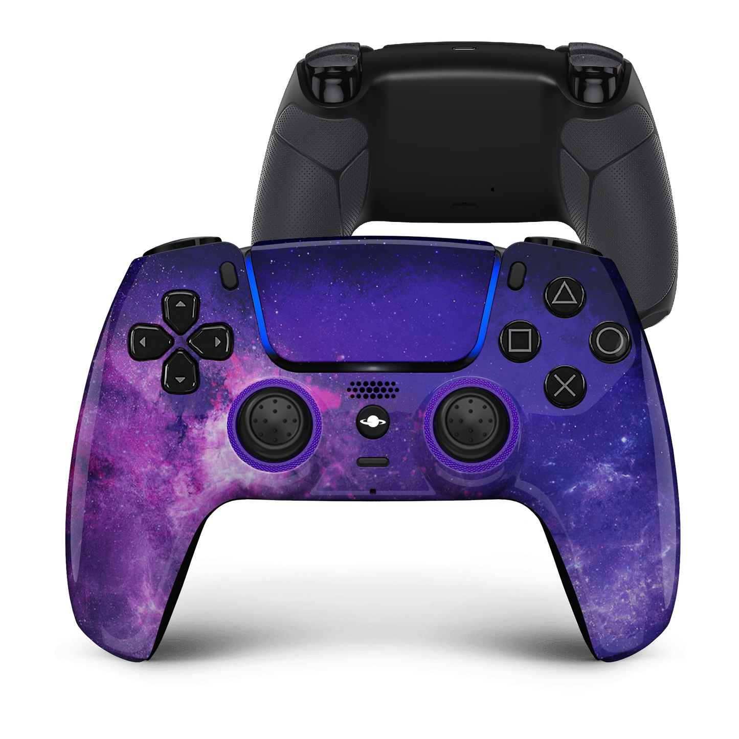 Controlador personalizado de PS5 "PURPLE GALAXY" (cara completa)