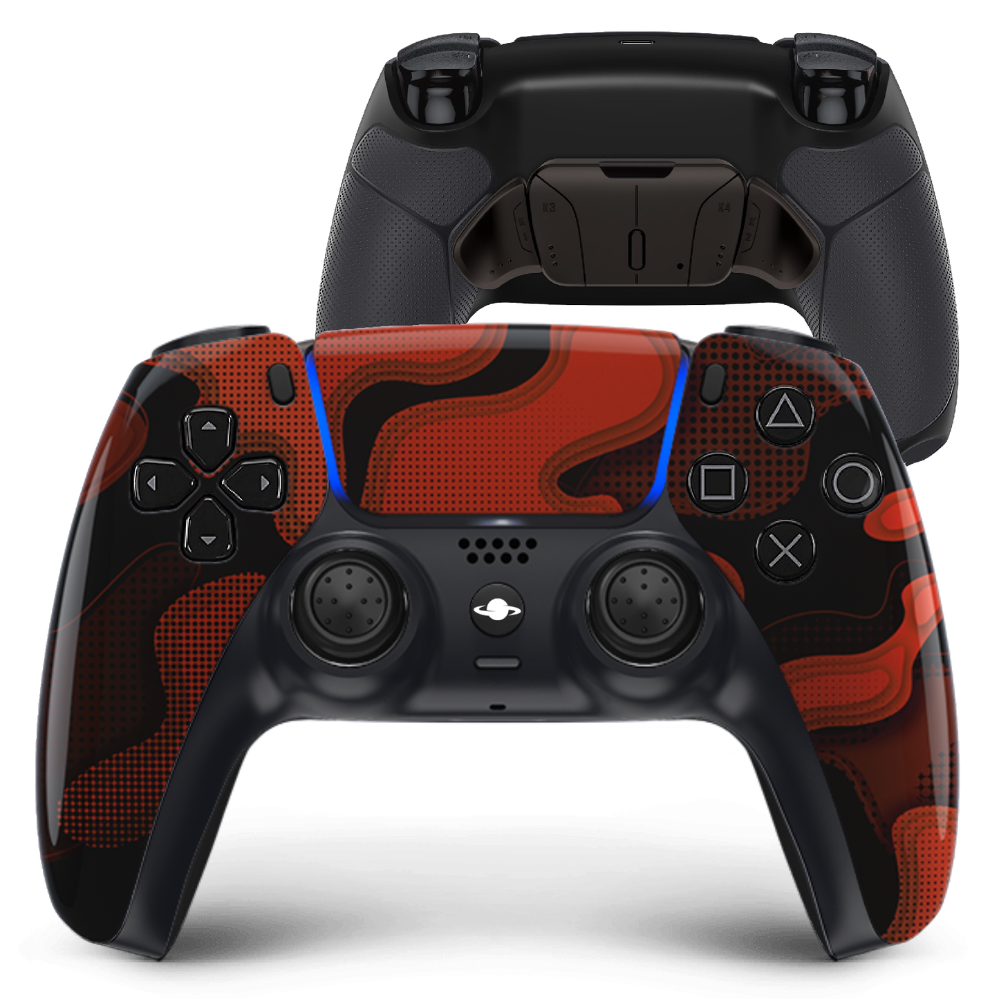 PS5 Custom Controller 'CyberCamo Rot'