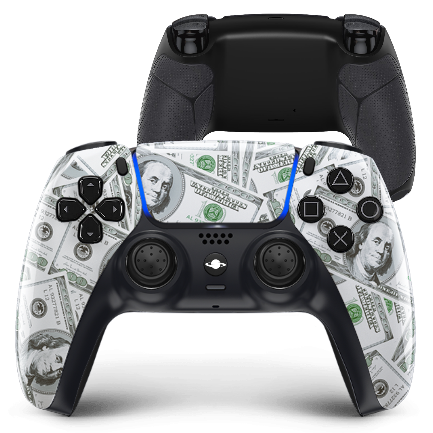 PS5 Custom Controller 'Dollar Bills'