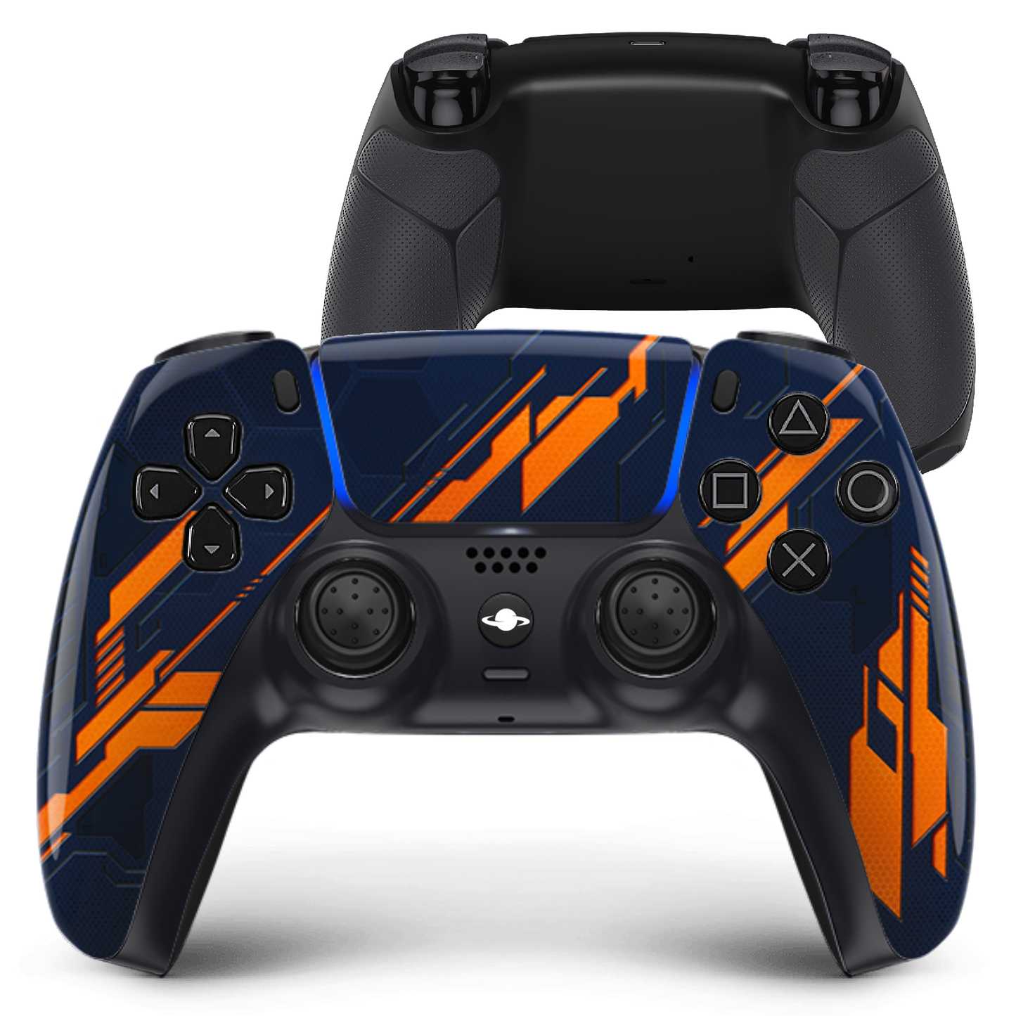 PS5 Custom Controller 'Orangener Mecha'