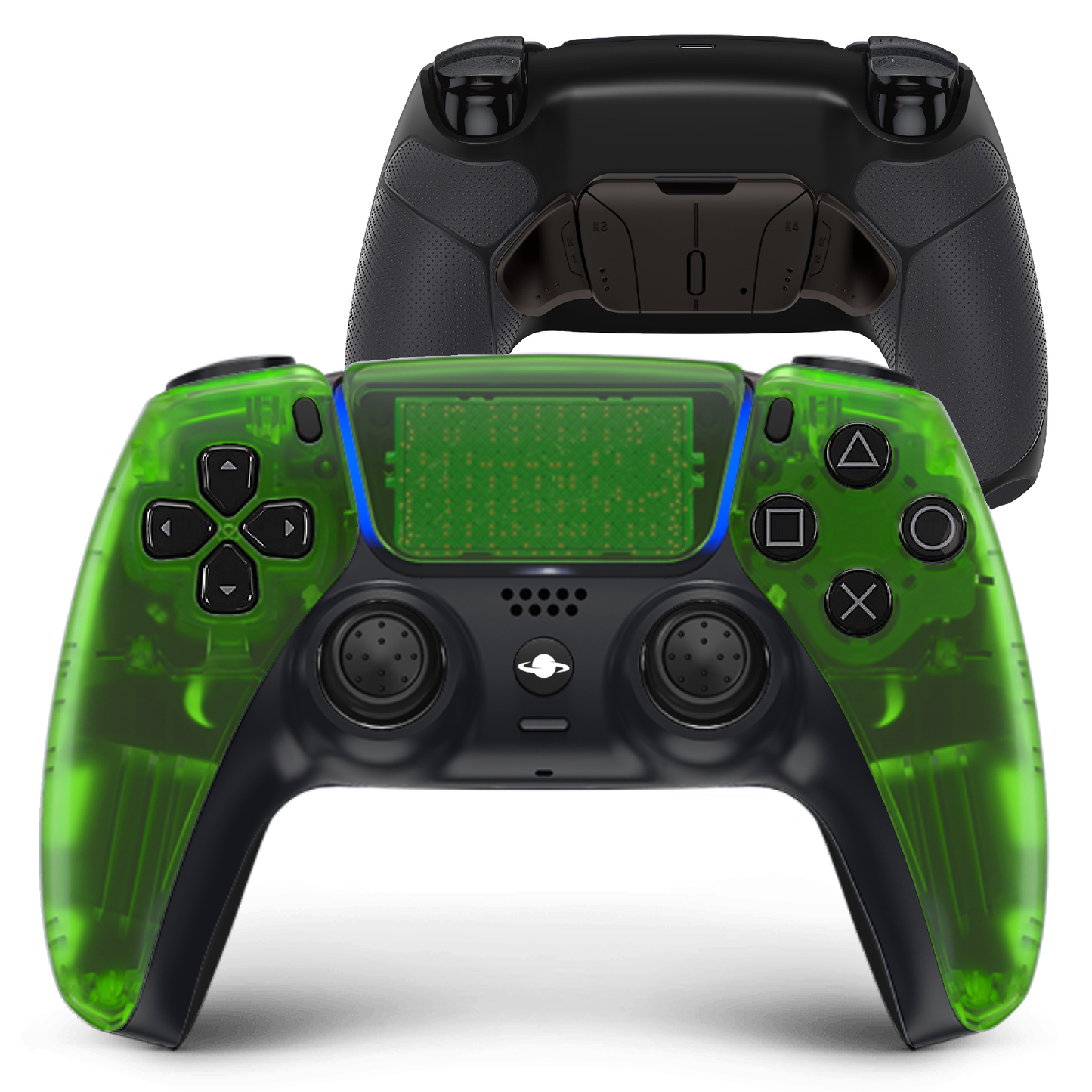 PS5 Custom Controller 'Transparent Grün'