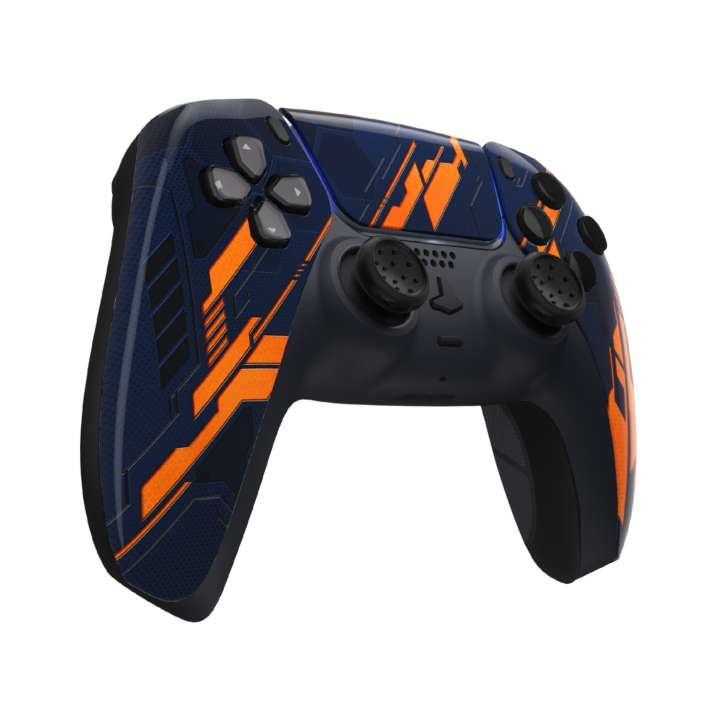 PS5 Custom Controller 'Orangener Mecha'