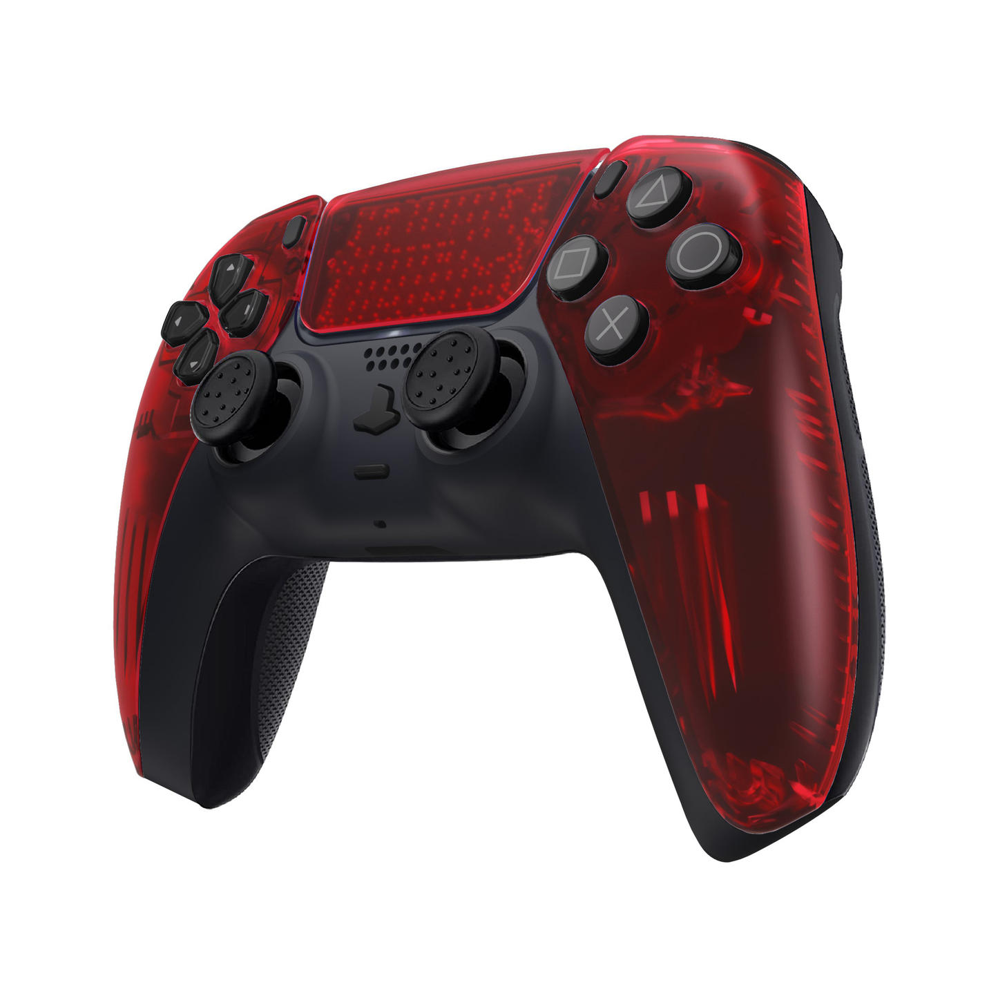 PS5 Custom Controller 'Transparent Rot'