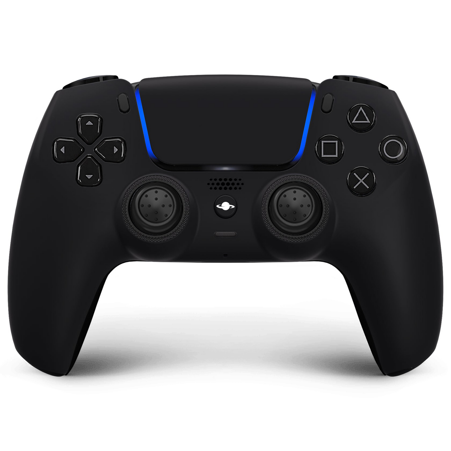 Controlador personalizado de PS5 "NEGRO MATE" (cara completa)