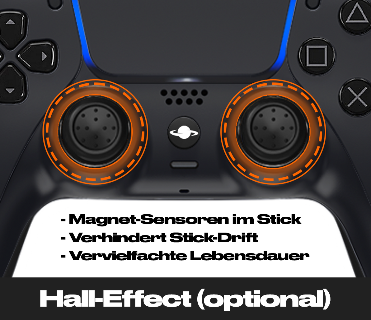 Controlador personalizado de PS5 'Orange Wave'