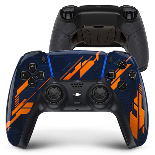 PS5 Custom Controller 'Orange Mecha'