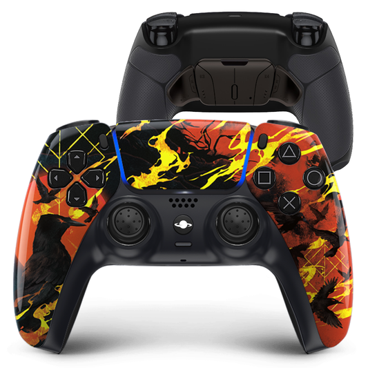 PS5 Custom Controller 'Raven Inferno'