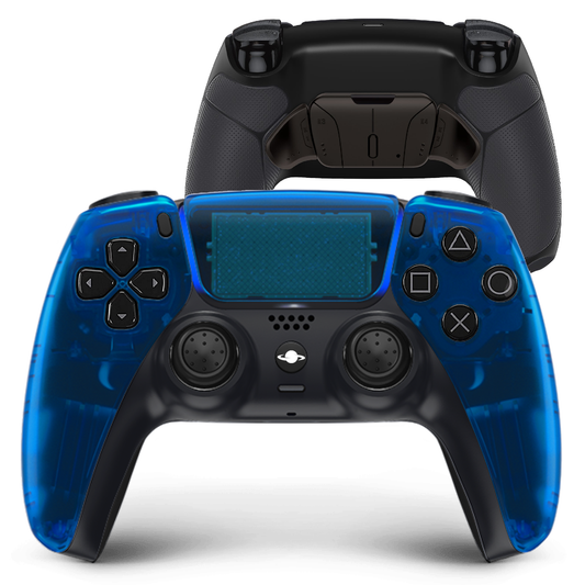 PS5 Custom Controller 'Transparent Blau'