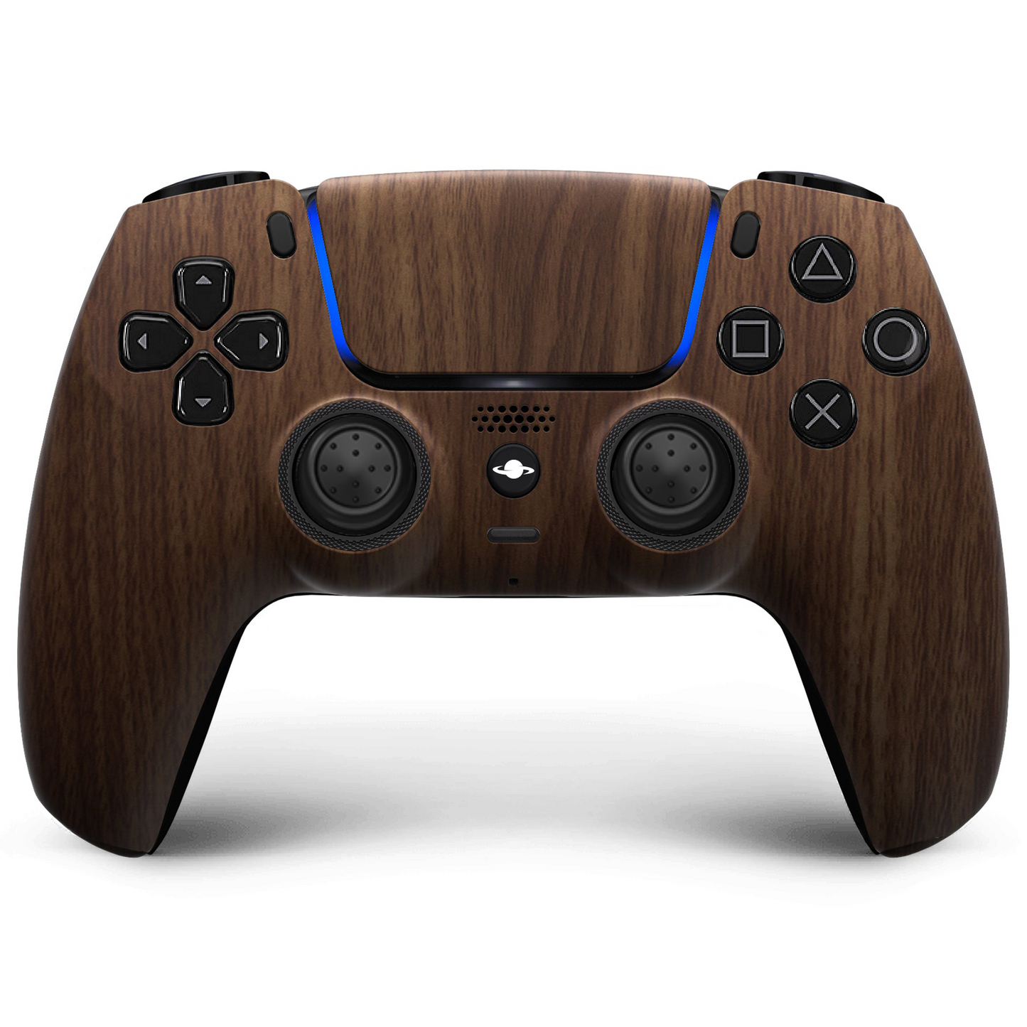 Mando personalizado de PS5 "WOOD" (cara completa)