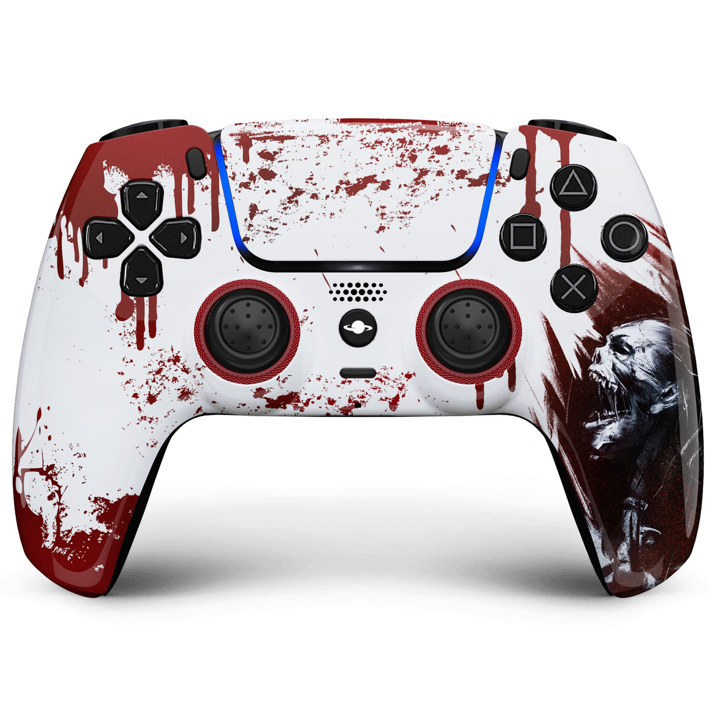 Mando personalizado de PS5 "ZOMBIE" (cara completa)